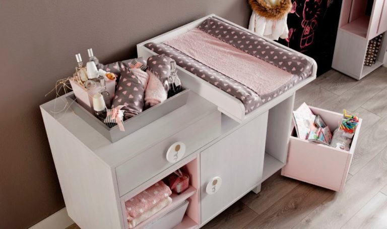 Mueble cambiador para bebés