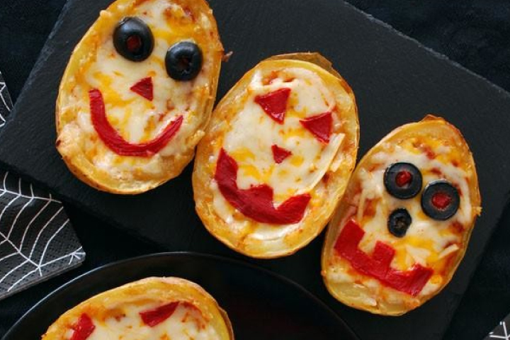 Receta de papas montruosas halloween